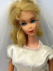 Vintage Barbie 60s Twist N Turn Made in Japan Blonde Blue Eyes Wedding Dress