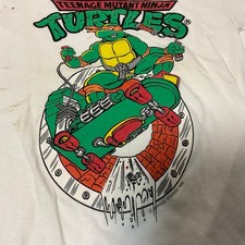 Vintage Teenage Mutant Ninja Turtles Shirt TMNT 1989 Mirage Studios M Youth