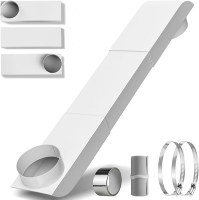4'' Periscope Dryer Vent, Upgraded 29-45'' Adjustable Telescoping Dryer Vent, Stai