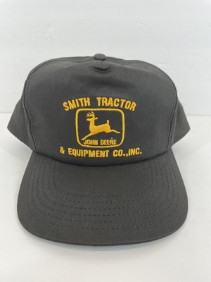 Vintage John Deere Smith Tractor & Equipment Co. Snapback Hat Black Embroidered