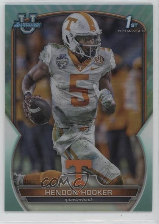 2022 Bowman U Chrome Aqua Refractor 91/299 Hendon Hooker #21 1n1m