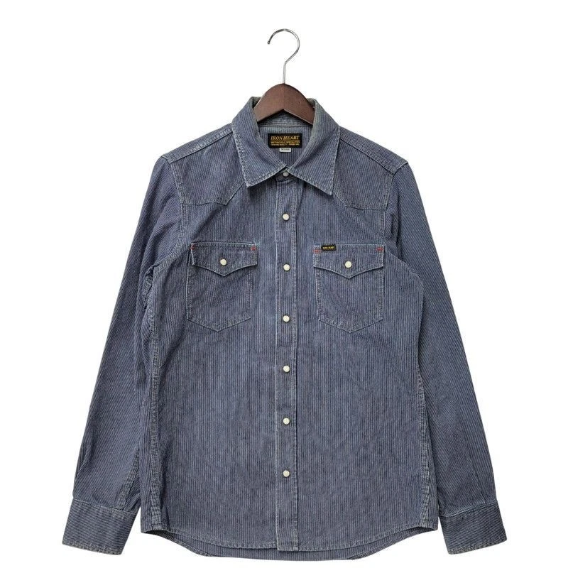 Iron Heart Regular Size M Casual Button-Down Shirts for Men for