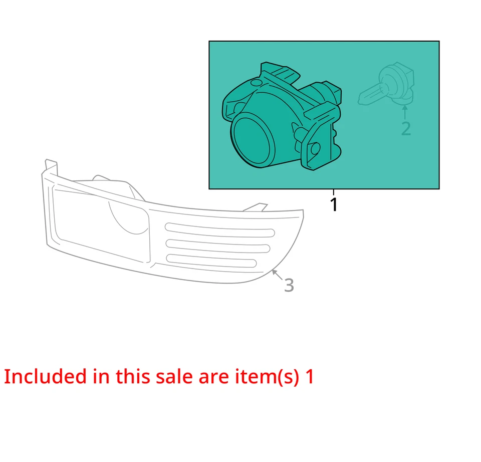 Luz antiniebla delantera izquierda sin bisel OE 6e5z15200a para Ford Fusion 2006-2012 Foto 4 de 4