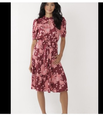 Draper James RSVP Women s  Floral Flutter Sleeve Tie Waist Dress Boho Size 2x