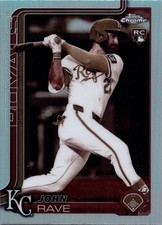 2025 Topps Chrome Update - John Rave #USC136 (RC) Sepia Refractor - Royals