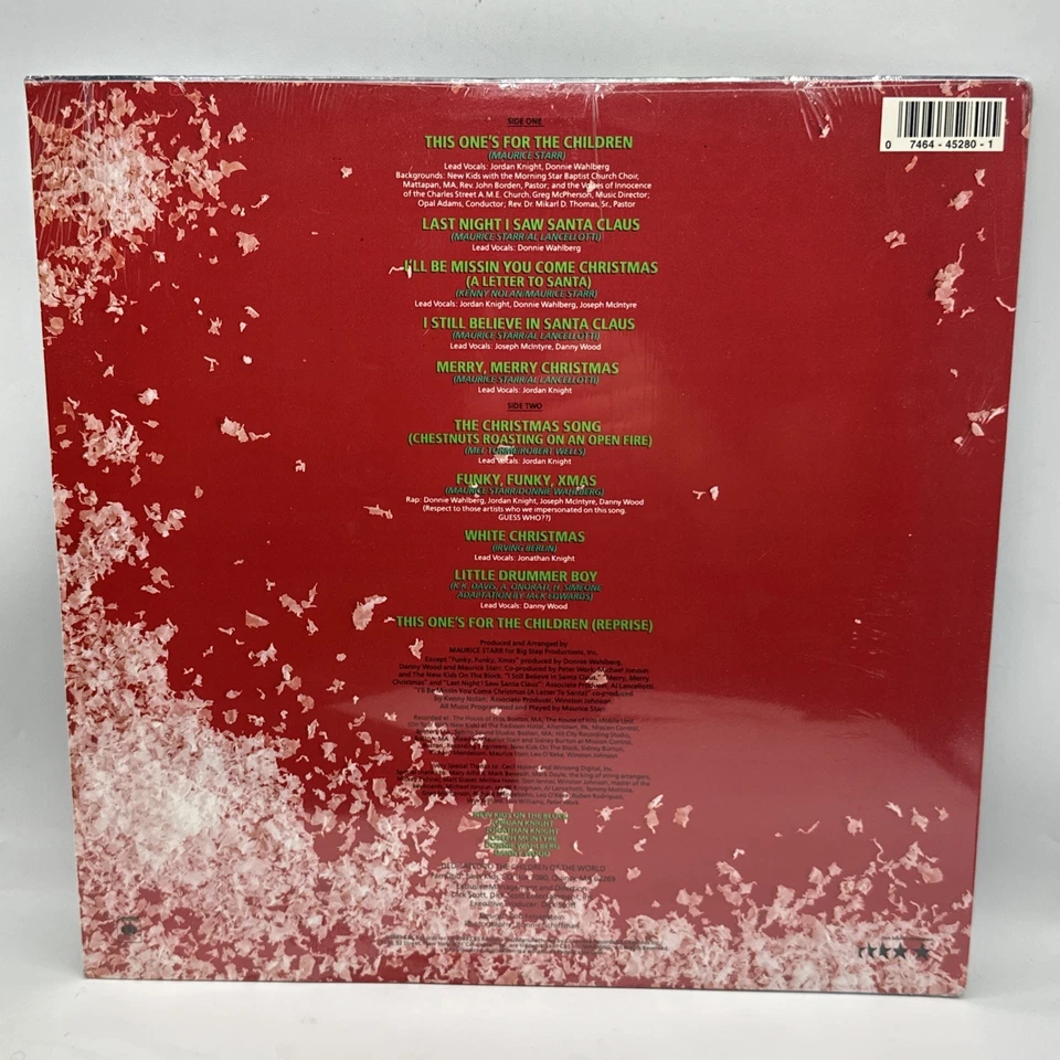 New Kids On The Block - Merry Merry Christmas - 1989 US 1st Press - SEALED MINT - Image 2 of 3
