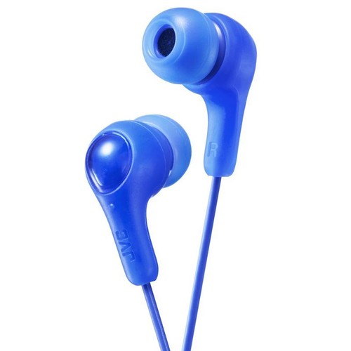 JVC HAFX7/BLUE Gumy Plus In Ear Headphones Compatible with iPhone Blue - New - 第 1/1 張圖片