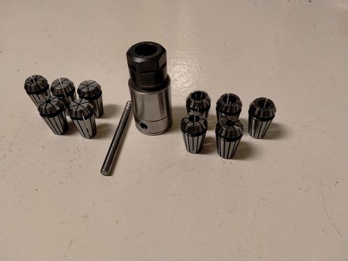 Emco Unimat SL/DB Drehmaschine - ER16 Spannfutter Spannzange M12x1 für Fräsaufsatz