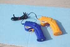 SEGA - SLOT CAR CONTROLLERS - PISTOL TYPE - 2 PIN - YELLOW/BLUE- TESTED