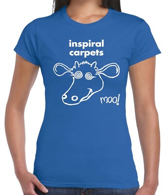 Lustiges T-Shirt Inspiral Carpets Madchester Happy Mondays Frauen Ladies Tee Top