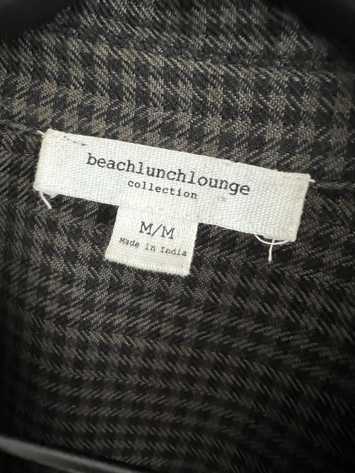 Gingham Brown Long Sleeve Collared Button Shirt - image 7