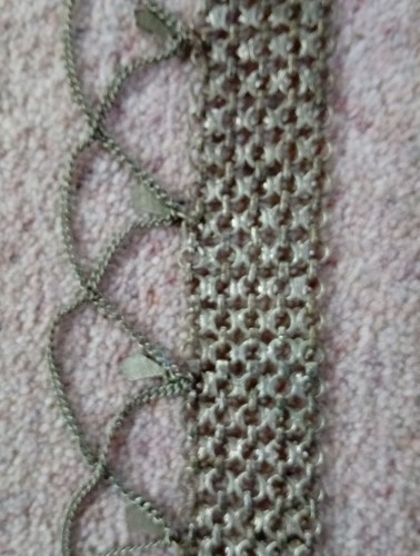 Vintage Inch Silver Tone White Chain Belt - Picture 10 of 10
