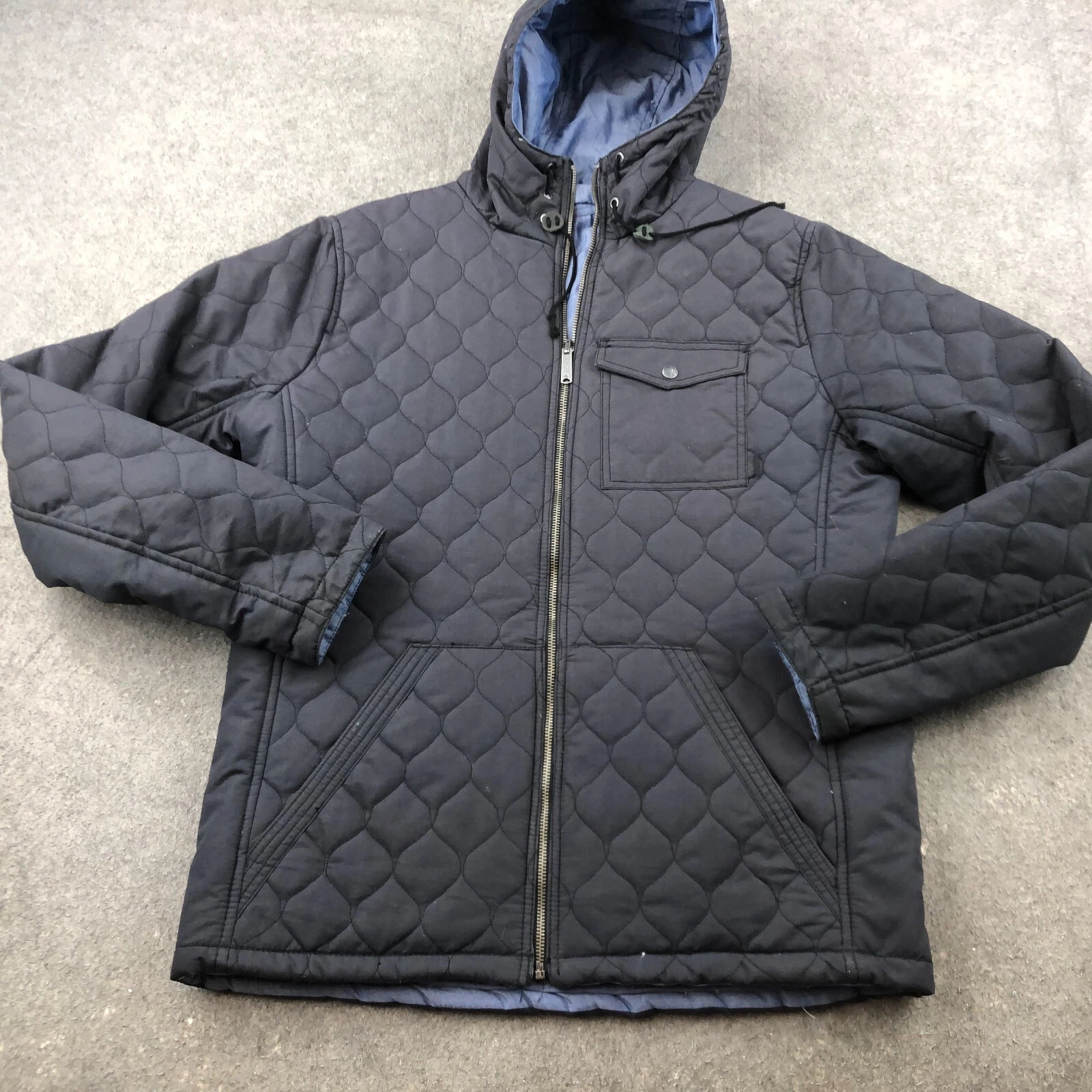 burton reversible dryride hooded snowboarding jacket