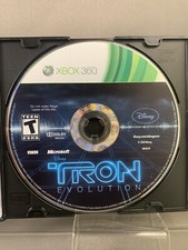 Tron: Evolution (Microsoft Xbox 360, 2010) Disney, Game Disc Only, Tested Works