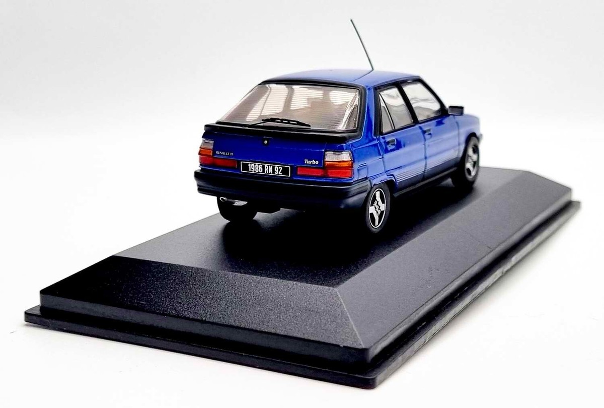 1986 Renault 11 Turbo Blue Collectible Car R11 1/43 Limited Series