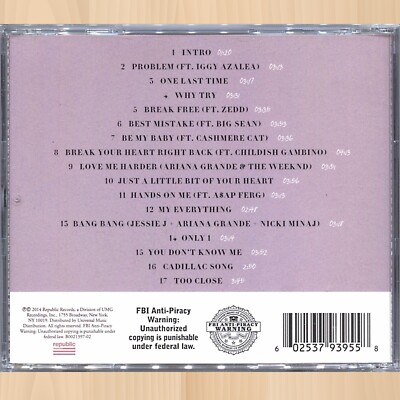 5 BONUS TRACKS---- ARIANA GRANDE My Everything EXCLUSIVE CD