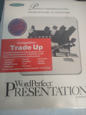 Wordperfect Presentations 2.0 for windows **NEW** FACTORY SEALED | eBay