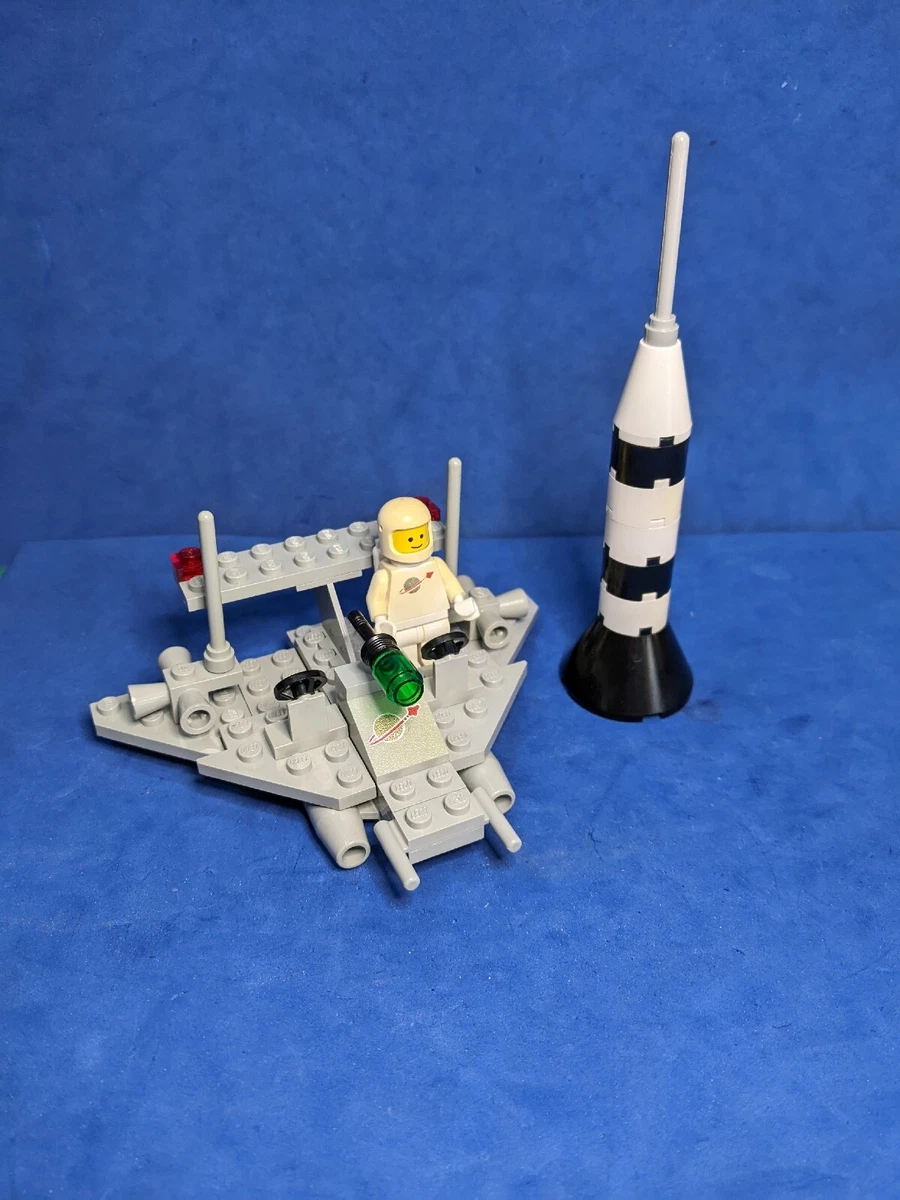 Vintage Lego Classic Space Rocket Ship Mini Figure Pieces Toy not complete