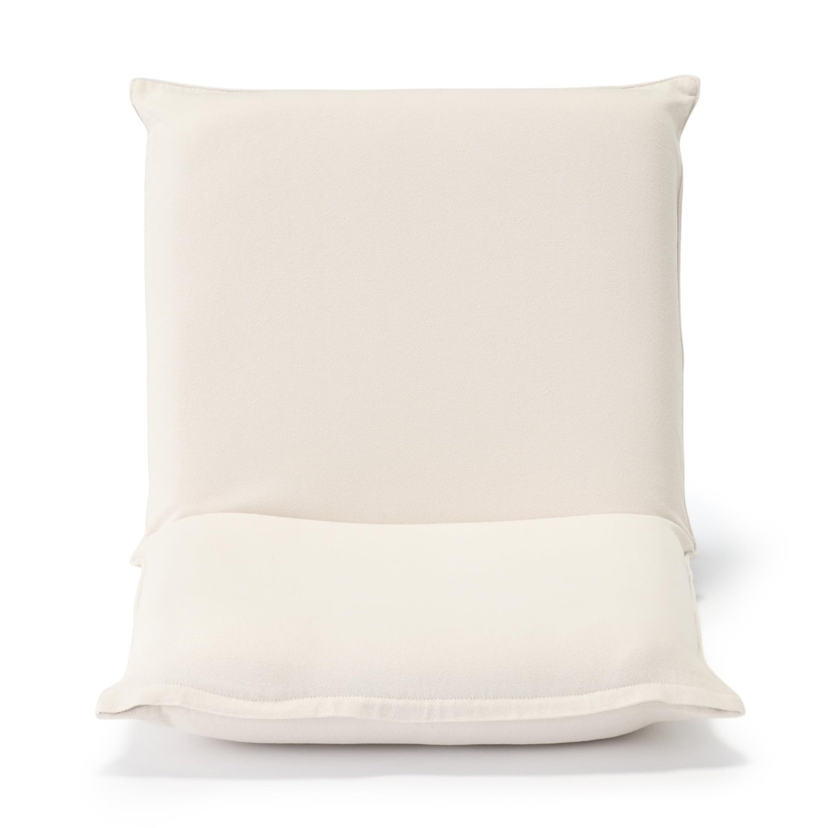 家具 mojisan MUJI Floor Chair Small with 100% Cotton Cover Brown Machine