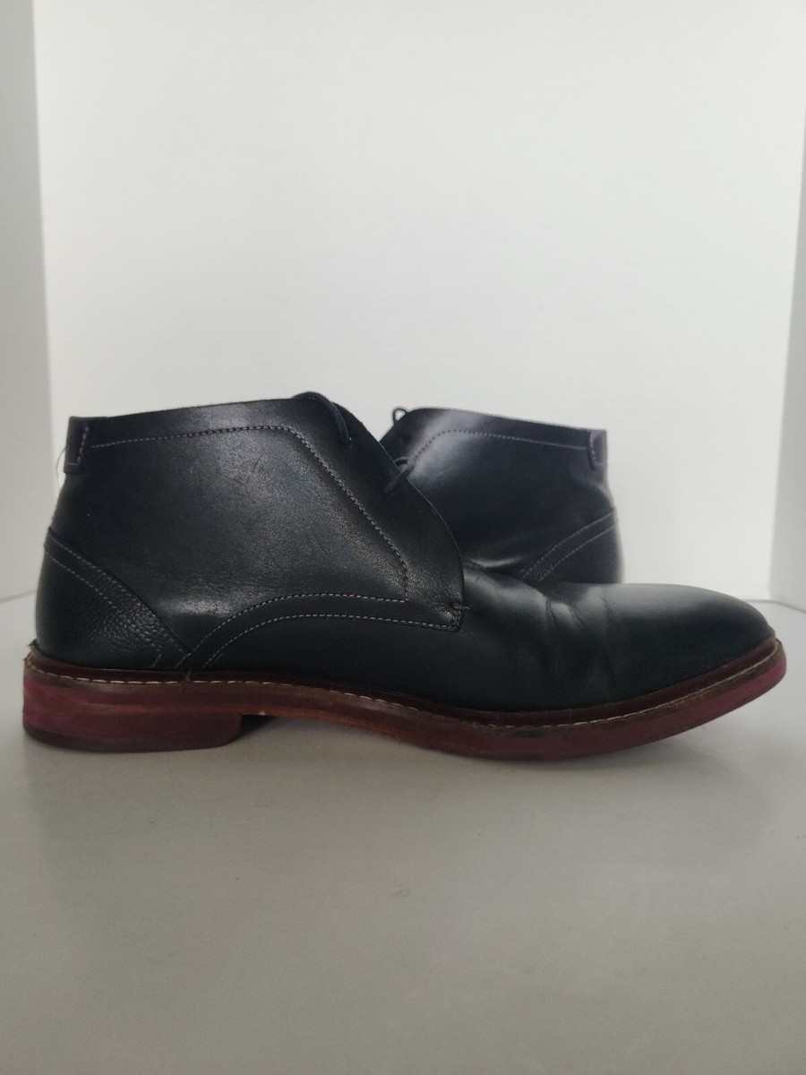 Ted Baker Azzlan Black Leather Mens Chukka Boot | eBay display picture 3