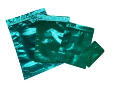 Green standup bags for food storage . bag sizes Mylar aluminum foil bags 