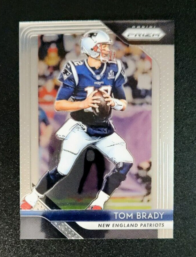 2018 Panini Prizm Football Tom Brady Prizm Card #69 New England Patriots