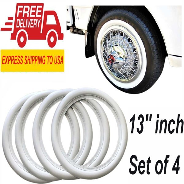 13'' Inch Rim Portawalls Atlas White Walls Tire Insert Set of 4 eBay