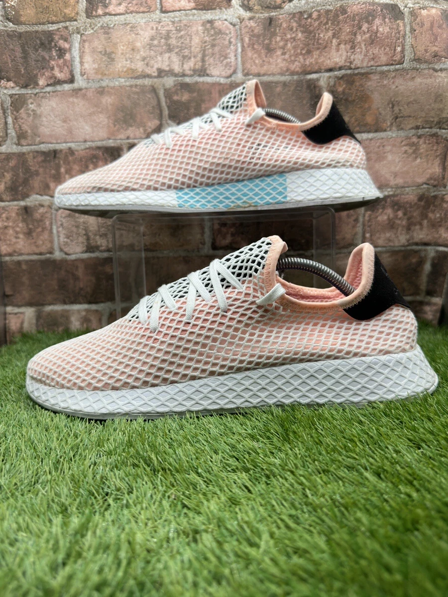 Adidas Originals Deerupt Runner Cloud White Trainers UK 11 Great