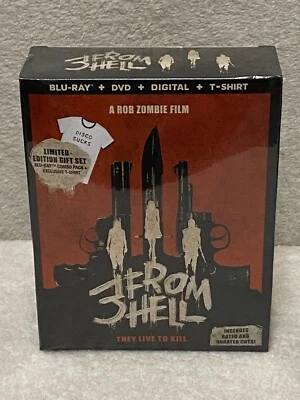 Rob Zombie 3 From Hell LE Blu-ray/DVD/Digital + Bonus “Disco Sucks” T-Shirt NEW - Bild 1 von 3