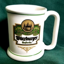 VTG Wurzburger Hofbrau Beer Stein Mug 1981 Franklin Porcelain Limited Ed German