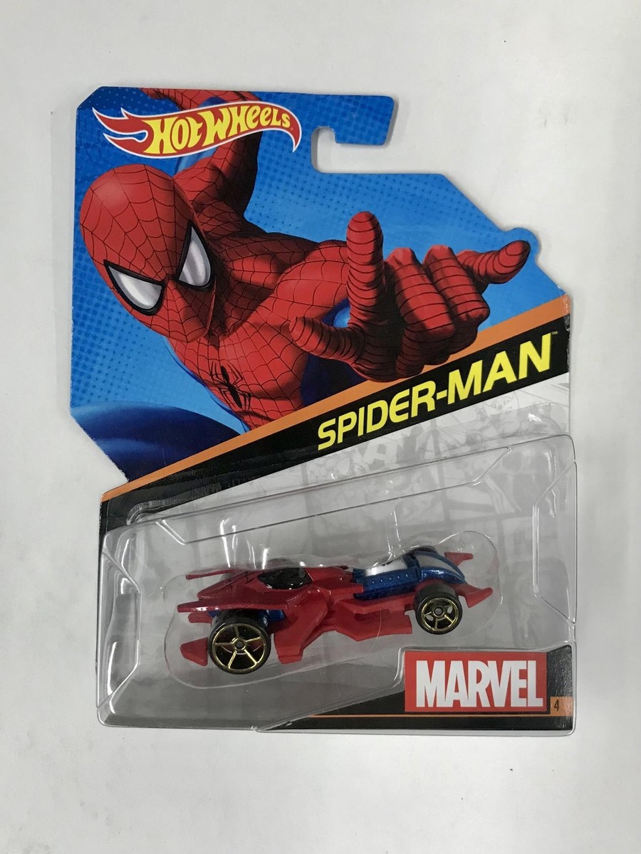 Hot Wheels Marvel Character Car Spider-Man Die-Cast Vehicle