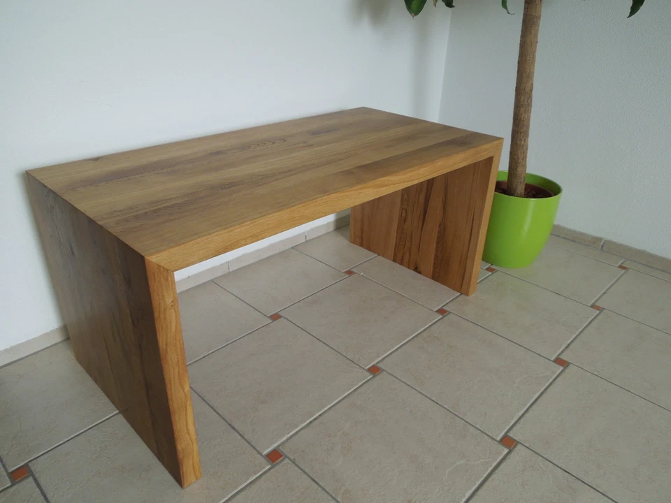 Designer Hocker aus Eiche massiv Holz Sitzhocker NEU Stuhl Sitzbank au. auf Maß - Bild 4 von 4