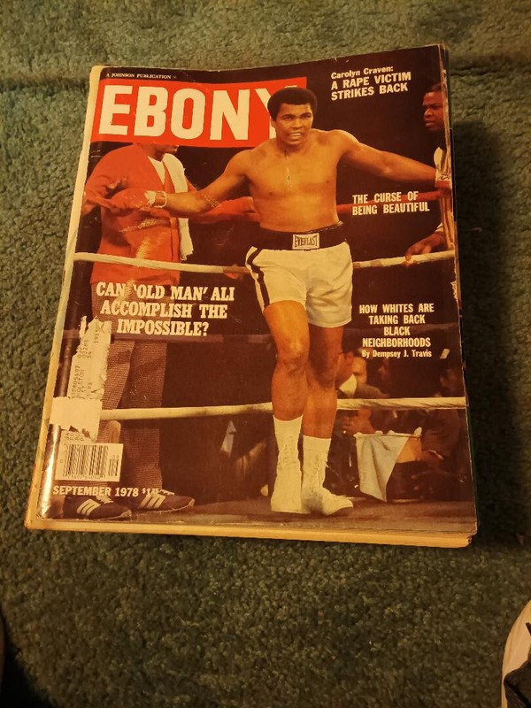 Vintage-EBONY MAGAZINE-Muhammed Ali (September 1978)