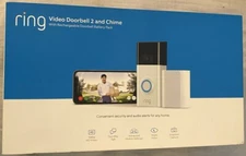 NIB Ring Video Doorbell 2 and Chime 1080p HD Video 2-Way Talk NEW In Box SEALED