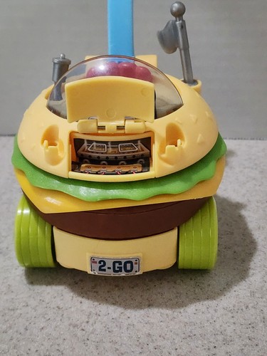 Imaginext Spongebob Squarepants Krabby Patty Wagon 2013 Crabby Hamburger Car - Picture 7 of 9