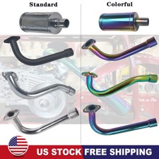 Upgrade Colorful Exhaust Muffler For Predator 196cc 212cc Go Kart Mini Bikes