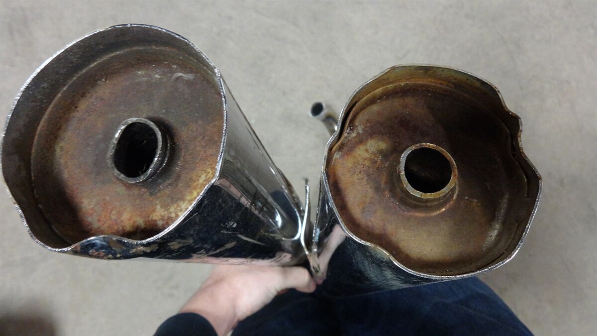 1977 Kawasaki KZ400 KZ 400 K524' MAC exhaust muffler exhaust 1977 Kawasaki KZ400 KZ 400 K524' MAC exhaust muffler exhaust