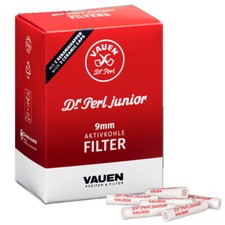 VAUEN Dr. Perl Aktivkohle-Filter Pfeife 9mm Filter System Qualit&auml;t Pfeifenfilter