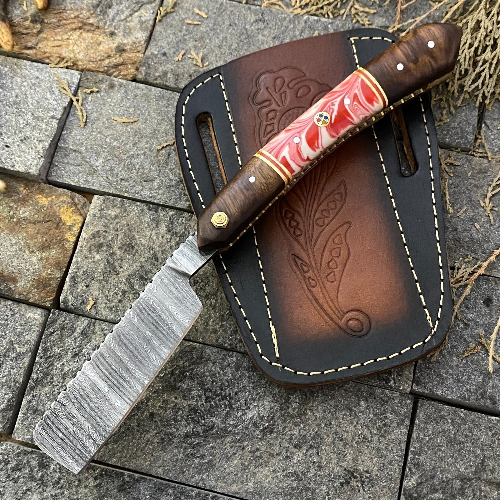 Forged Vintage Safety Razor Shaving +sheath