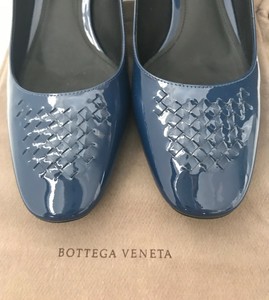 navy patent leather court shoes