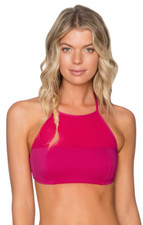 Swim Systems Women's Wild Rose Elevate Halter Bikini Top