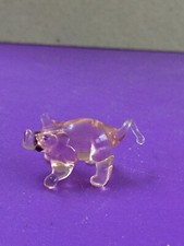 Murano Glass,Bimini Glass,Lauscha Glass,Glass Pig  Figure,Pig Ornament