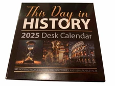 This Day in History 2025 Daily Desk Calendar New In Box