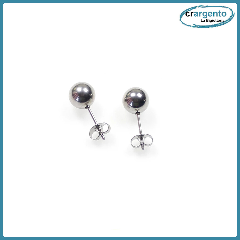 Orecchini A Lobo Donna Piccola Conchiglia In Acciaio Inossidabile - 2 Pezzi - Lucido E Blackened - 2