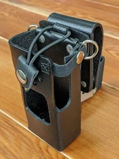 Kenwood™ TK2312 TK3312 6 Key Hard Leather Two Way Radio Holder Holster Case USA