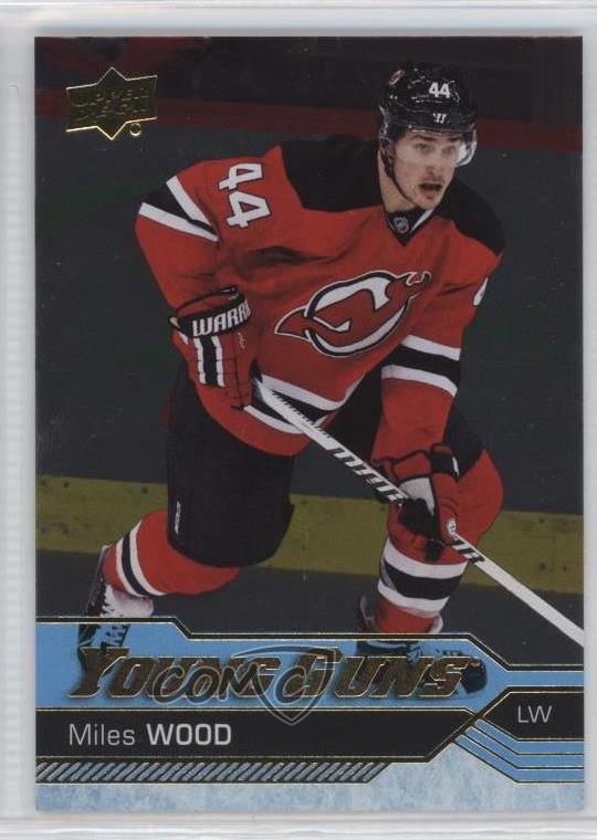 2016-17 Upper Deck Young Guns Silver Foil Miles Wood #453 Rookie RC