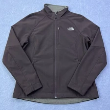 North Face Jacket Women's Large Brown Apex Bionic Fleece Lined Full Zip Layer