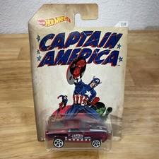 Hot Wheels 2016 Wal-Mart Captain America Series 2/8 '70 Ford Mustang Mach 1 H2
