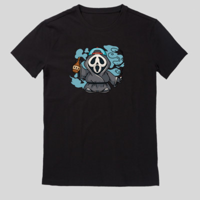 Skeleton With Beer And Cigars T Shirt