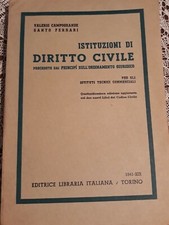 Istituzioni di diritto civile istituti tecnici commerciali Campogrande 1941